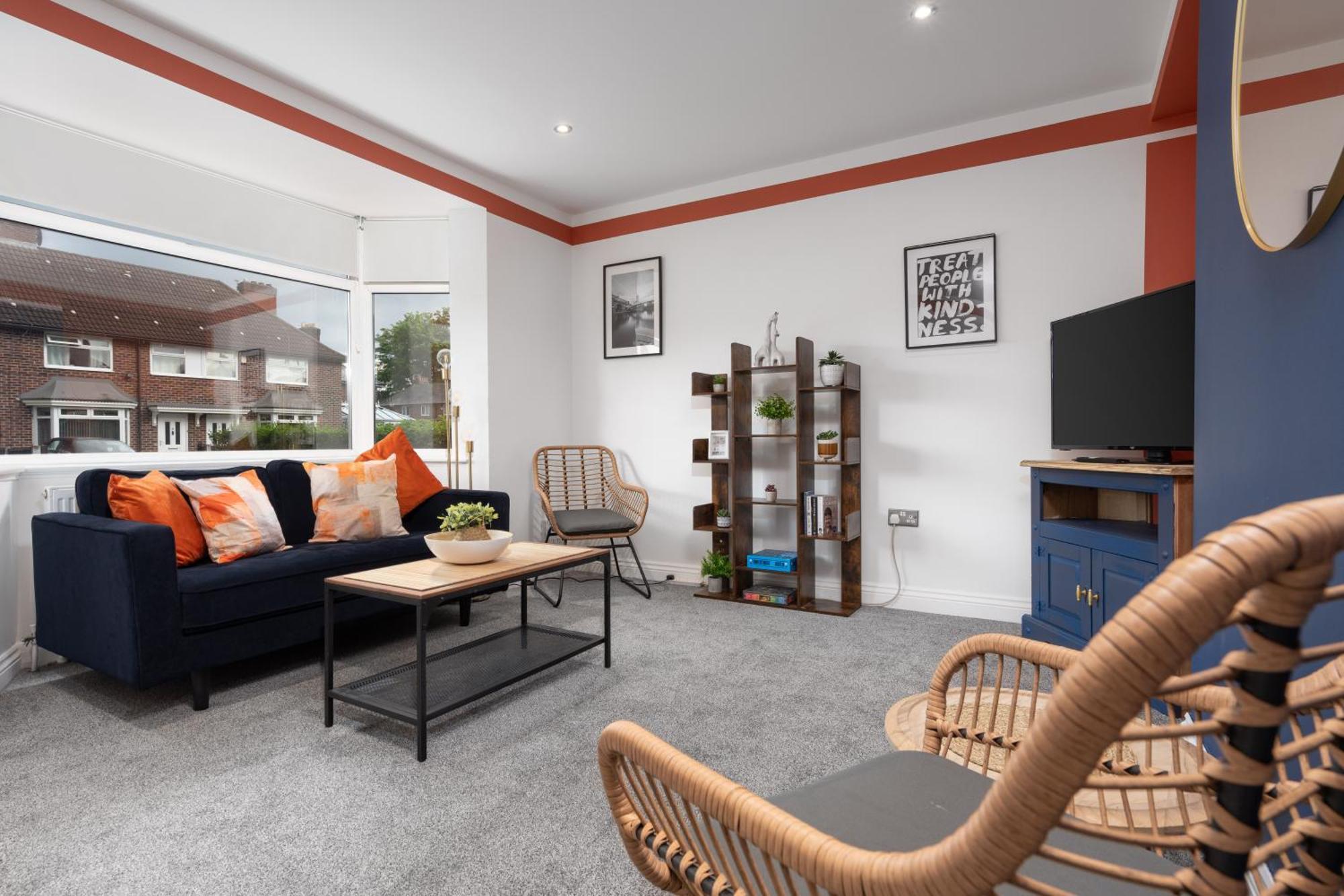 위더셔 Shawe House - 10 Minute Mcr Airport - Free Parking 빌라 객실 사진